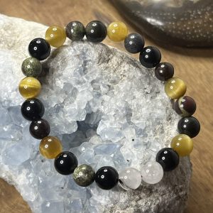 Bracelet de lithothérapie en pierres naturelles